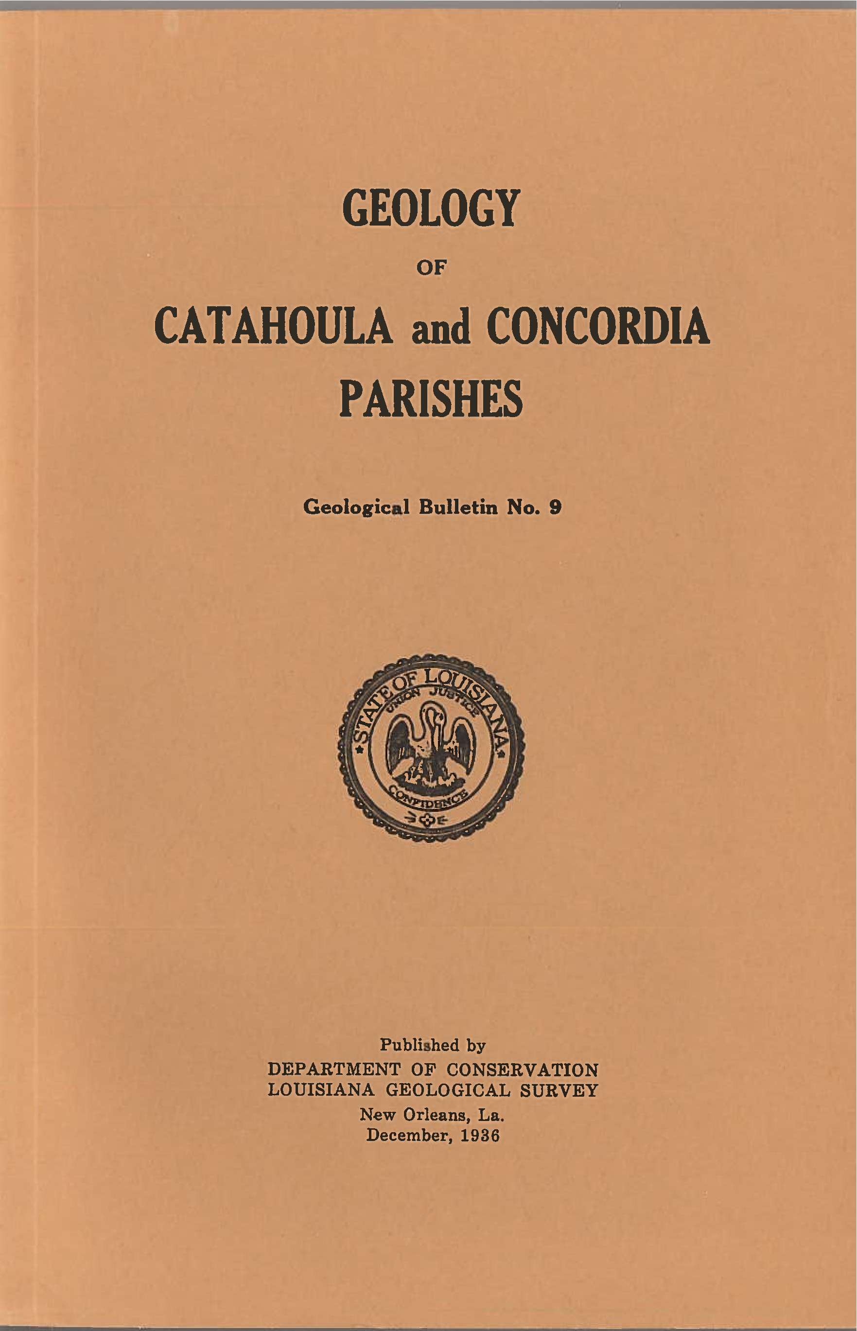 Geology of Catahoula and Concordia Parishes