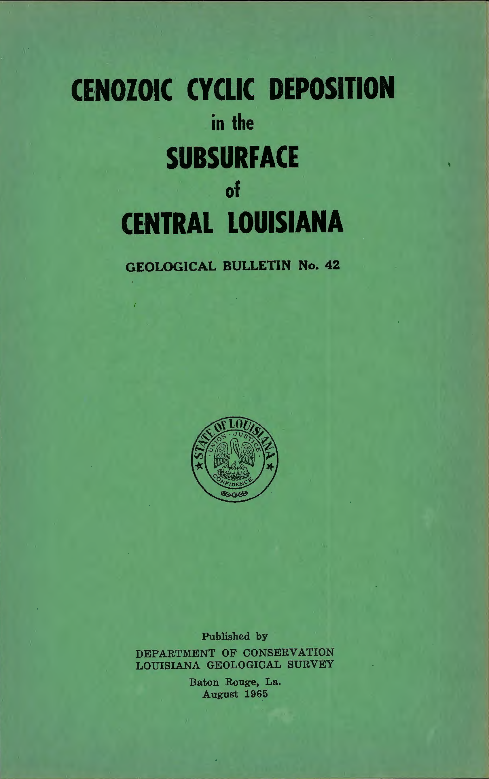 Cenozoic Cyclic Deposition in the Subsurface of Central Louisiana