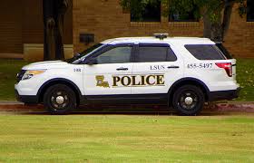 Campus police car